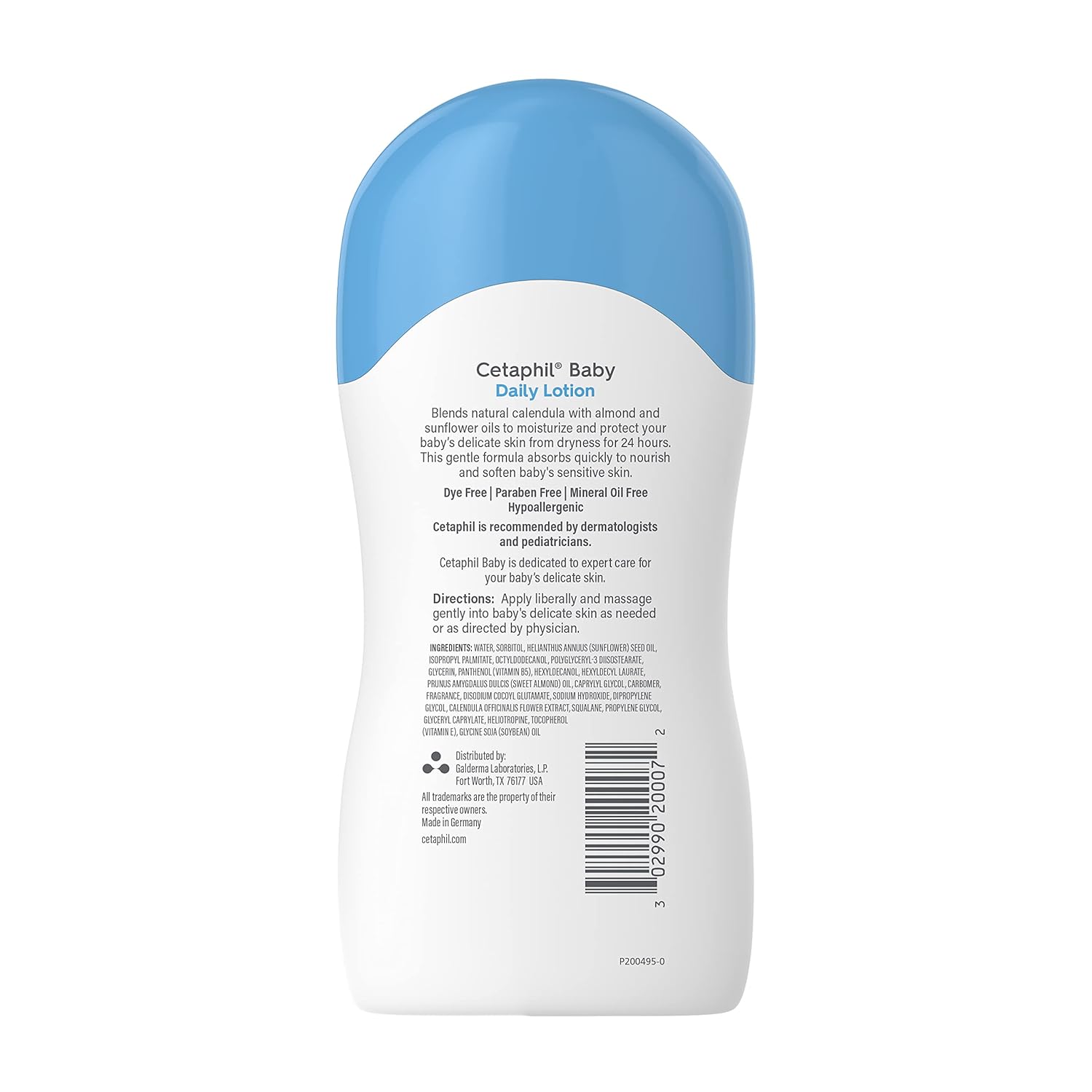 Cetaphil Baby Daily Lotion 198ml bottle with blue and white label