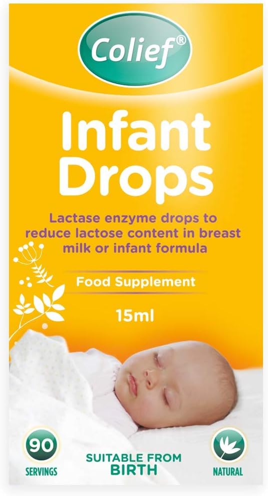 Colief Infant Drops 15ml lactase enzyme food supplement bottle