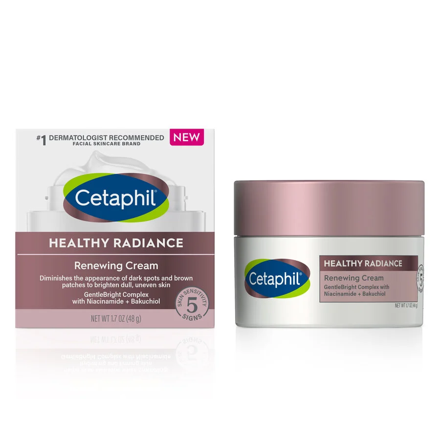 Cetaphil Health Radiance Renewing Cream 48g jar and box packaging