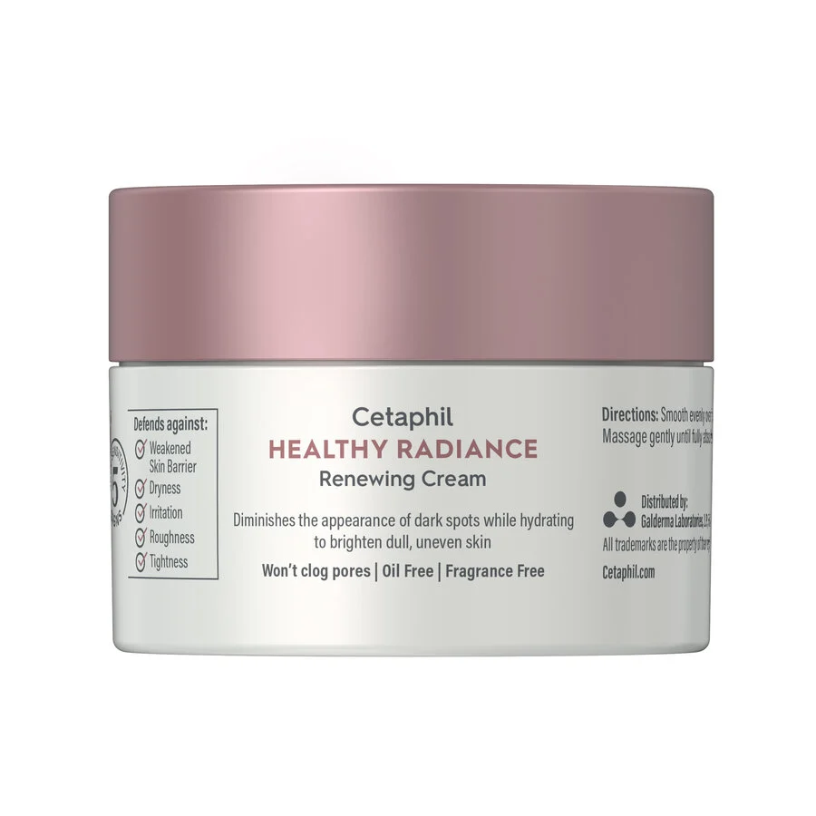 Cetaphil Healthy Radiance Renewing Cream 48g jar with pink lid