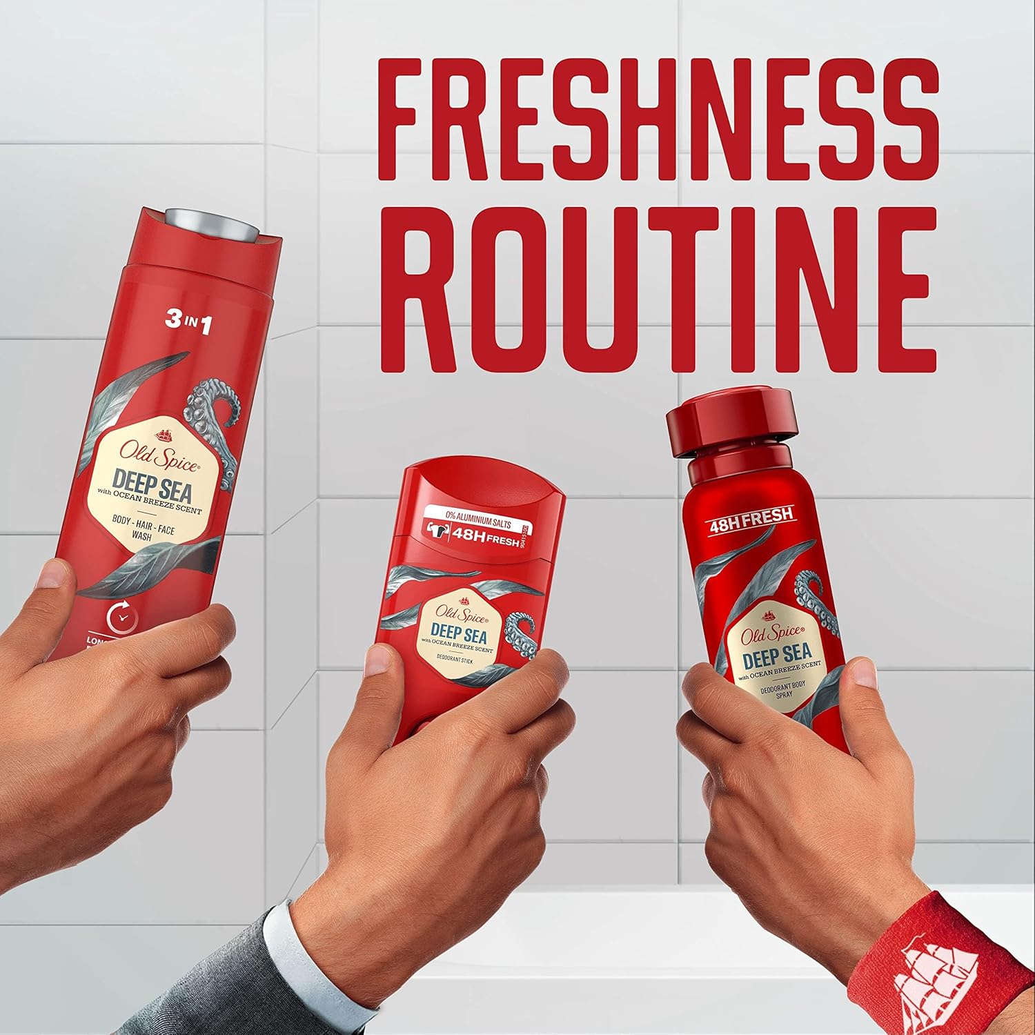 Old Spice Deep Sea red deodorant stick 85ml