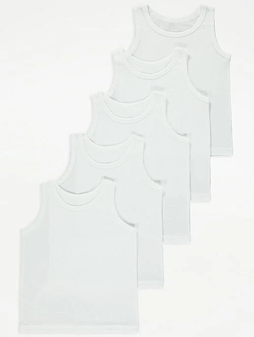 George white school vests five pack