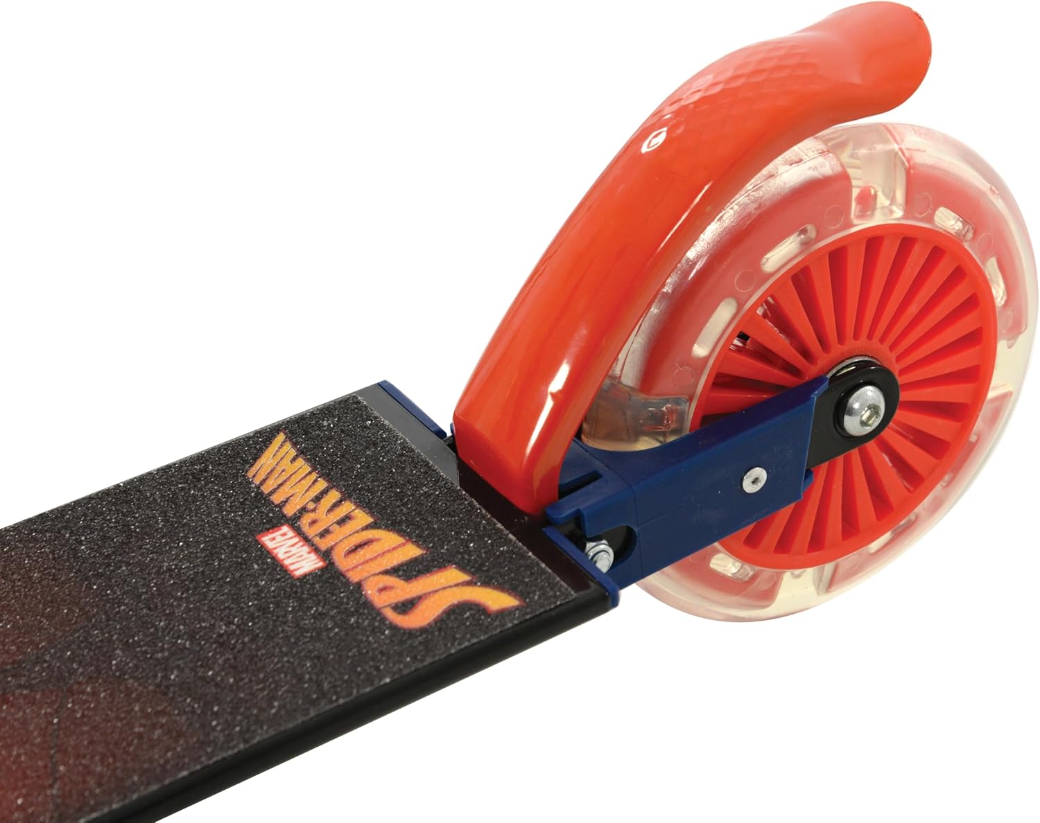 Marvel Spider-Man red folding in-line scooter with light-up wheels