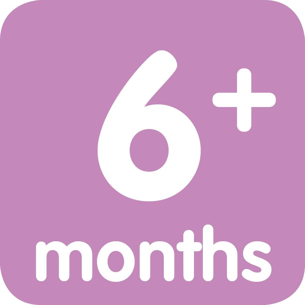 MAM baby brush with safety shield for six months and up