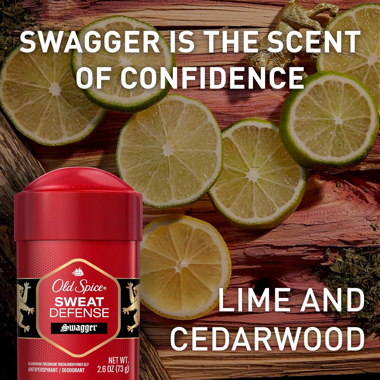 Old Spice Sweat Defense red antiperspirant deodorant stick, 2.6oz