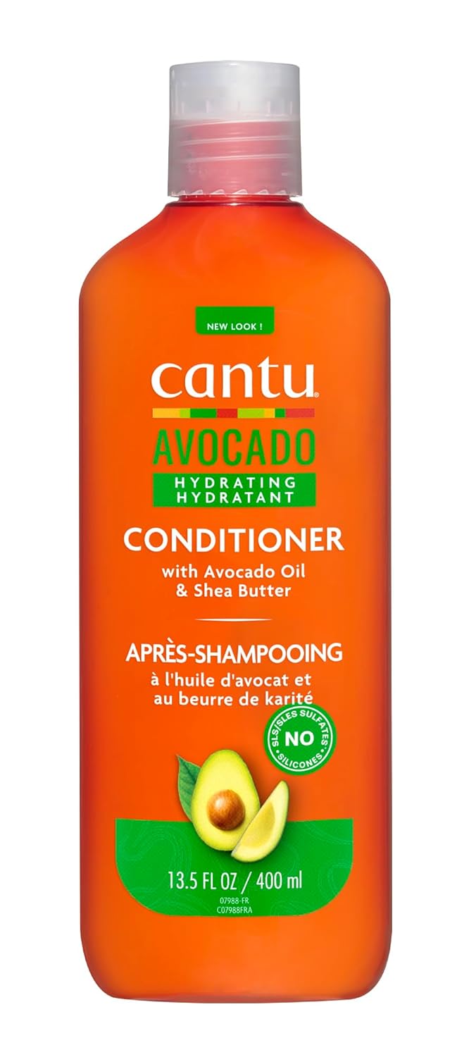 Cantu Avocado Hydrating Cream Conditioner 400ml with Avocado Oil and Shea Butter