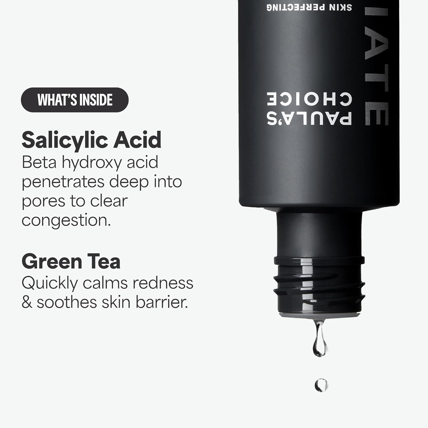 Paula's Choice Skin Perfecting 2% BHA Liquid Exfoliant 30ml black bottle