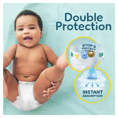 Pampers Premium Protection Size 3 nappies, 70 count jumbo pack for babies 6kg-10kg