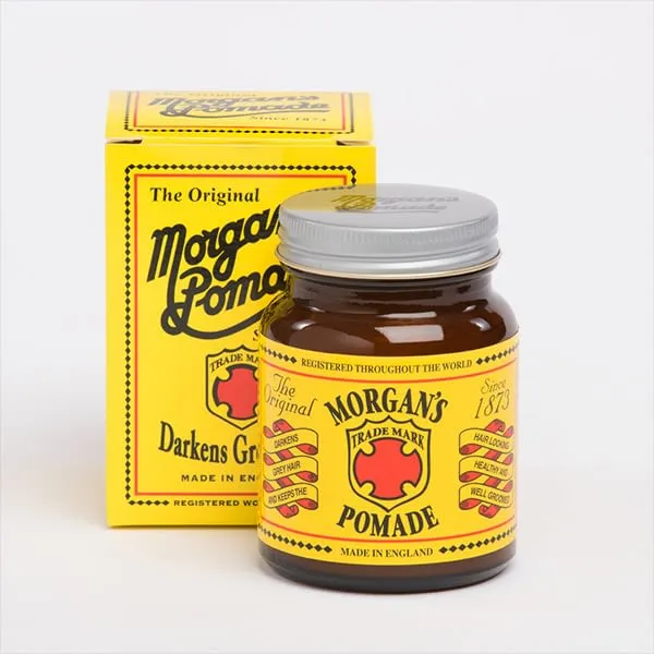 Morgan's Pomade Original 50g dark brown hair styling jar with box