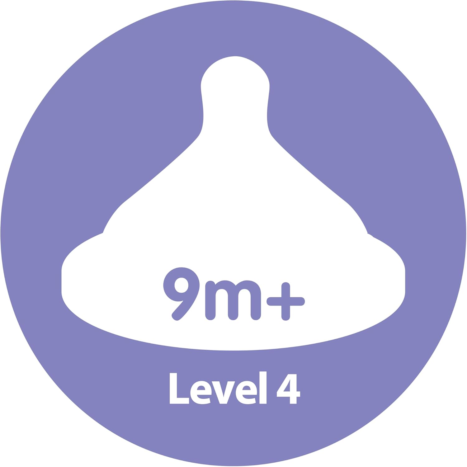 Dr. Brown's Options+ wide-neck Level 4 nipple 9m+ two-pack