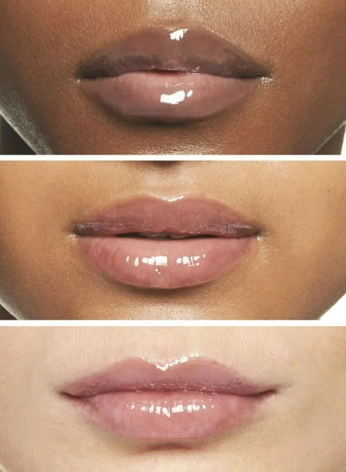 Victoria's Secret Candy Baby flavoured lip gloss with glossy finish swatch