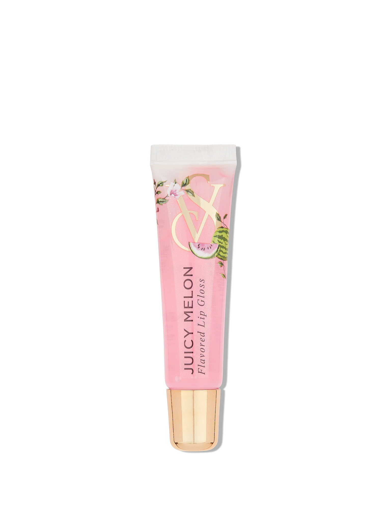 Victoria's Secret Juicy Melon flavoured lip gloss tube with gold cap