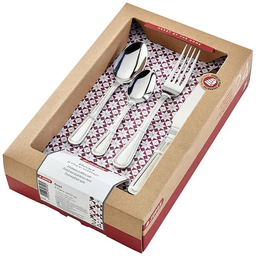 Judge Bead 24 piece stainless steel cutlery set in box