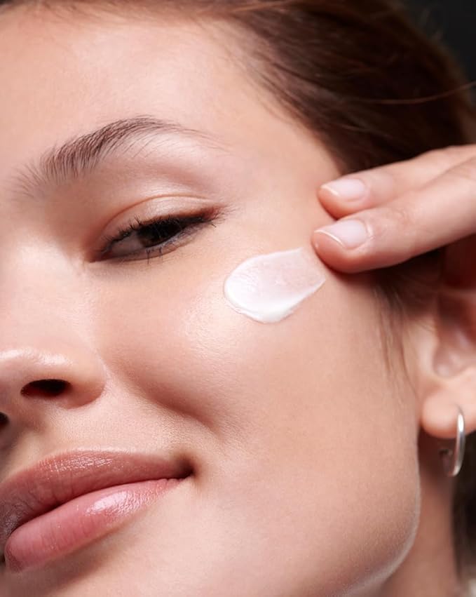 Garnier SkinActive Vitamin C Brightening Day Cream 50ml being applied to face