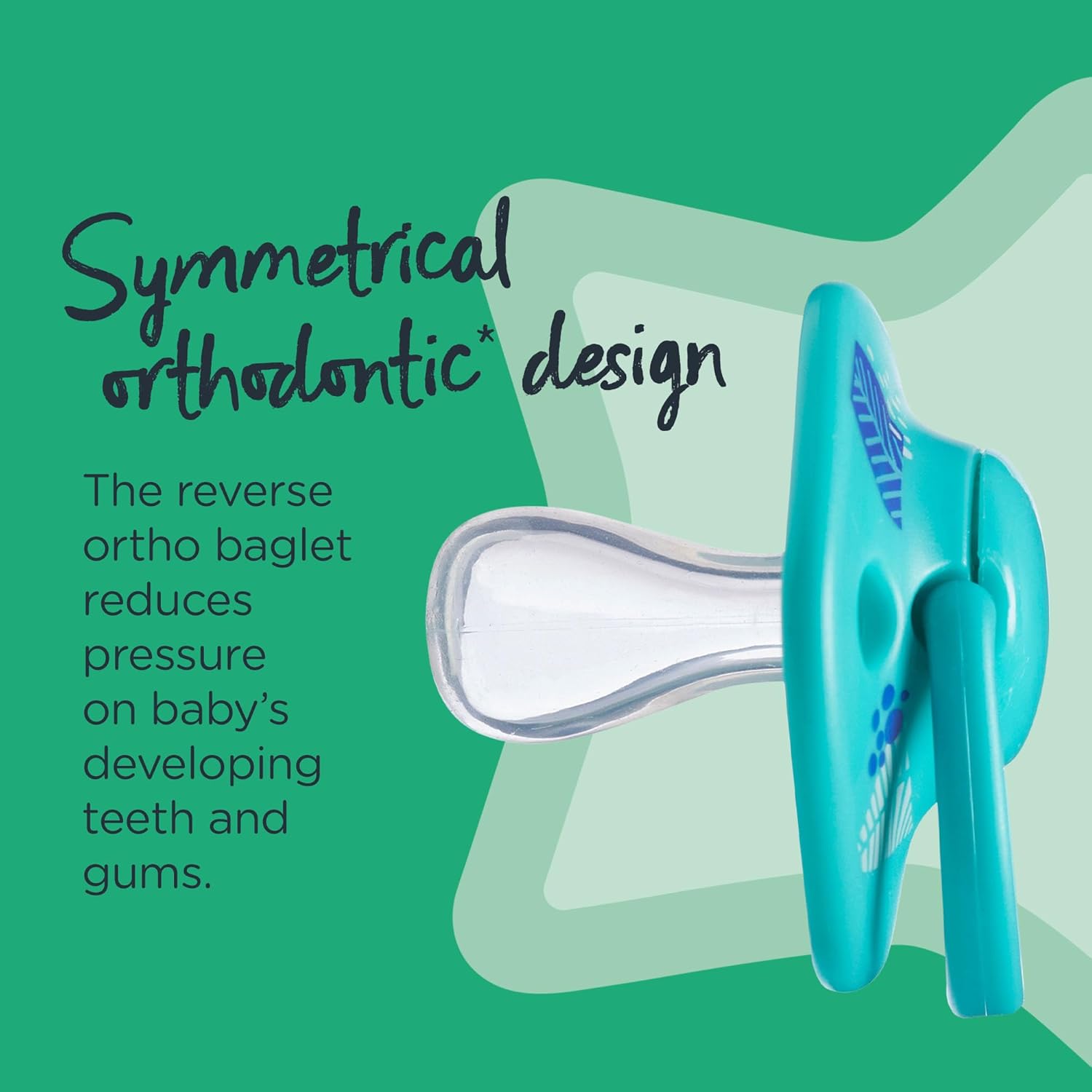 Tommee Tippee Moda orthodontic soother turquoise 18-36 months