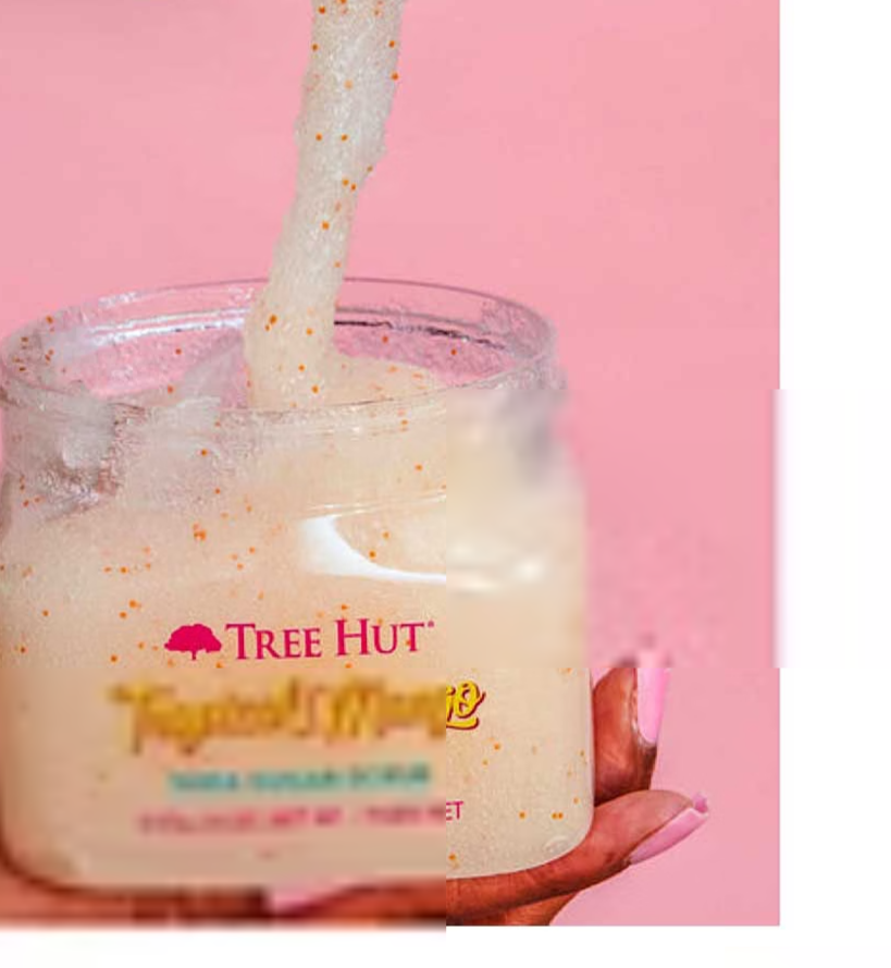 Tree Hut Shea Sugar Body Scrub Tropical Mango 510g jar