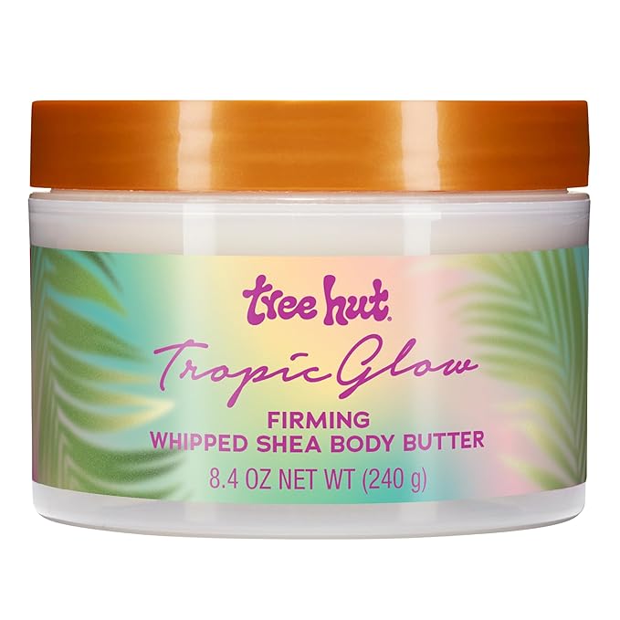 Tree Hut Tropic Glow firming whipped shea body butter 240g jar