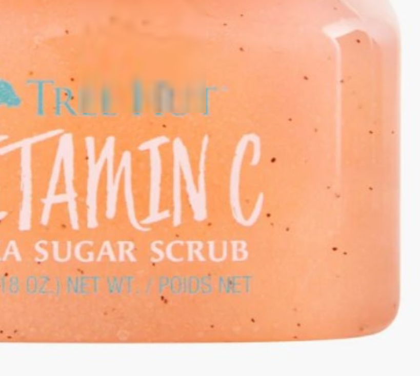 Tree Hut Vitamin C Shea Sugar Scrub 510g peach exfoliating body scrub
