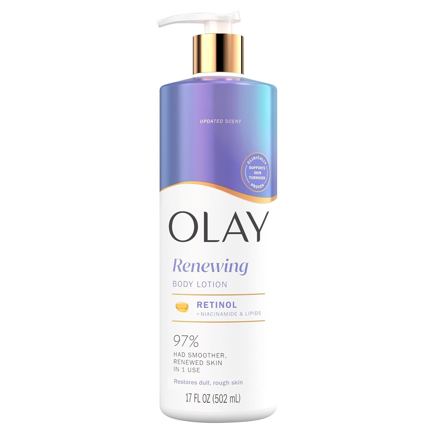 Olay Renewing Body Lotion with Retinol 502ml pump bottle