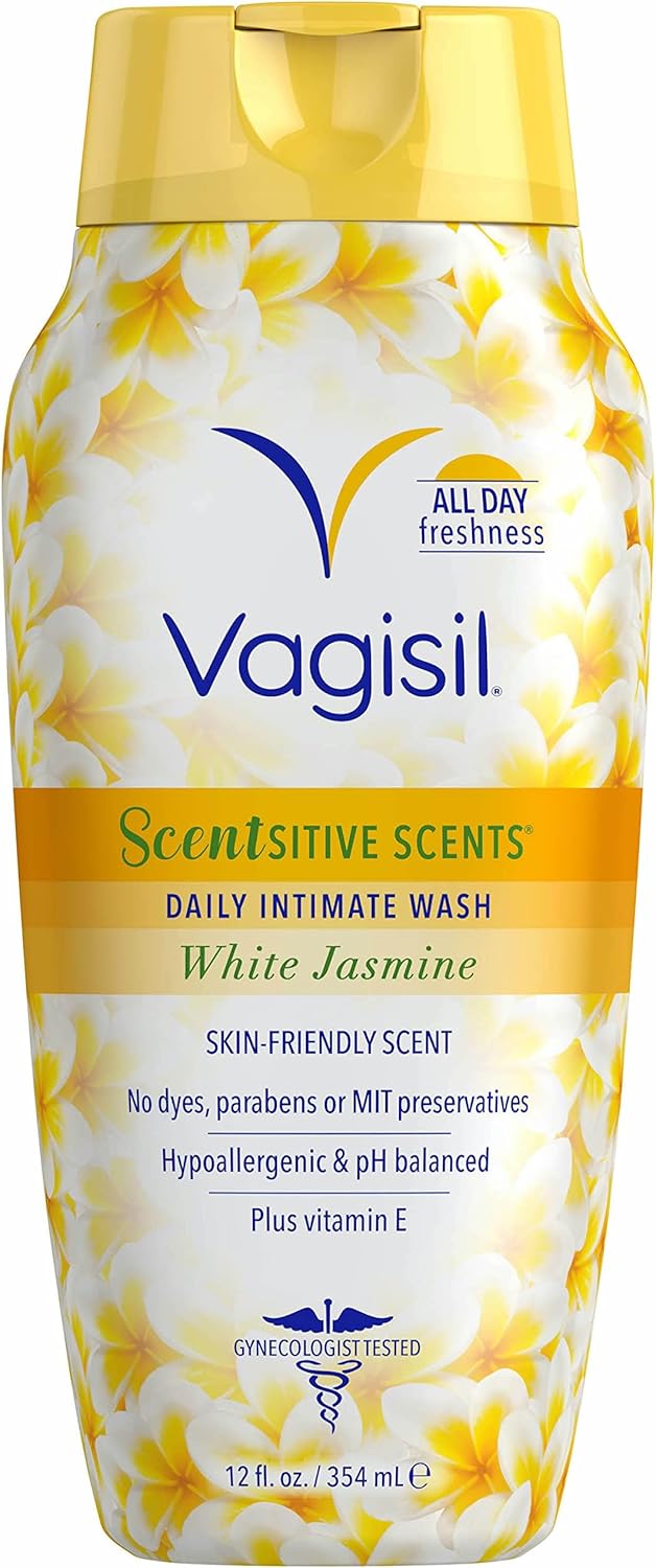 Vagisil Scentsitive Scents Daily Intimate Wash White Jasmine 354 mL bottle