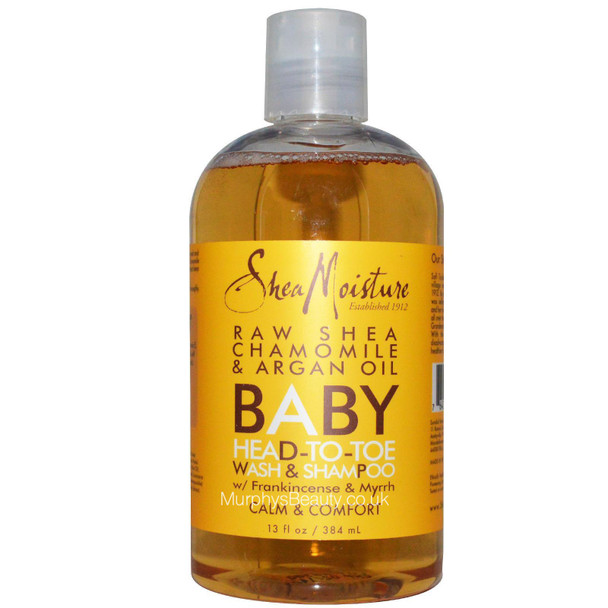 SheaMoisture Baby Head-to-Toe Wash & Shampoo Raw Shea Chamomile Argan Oil 384ml