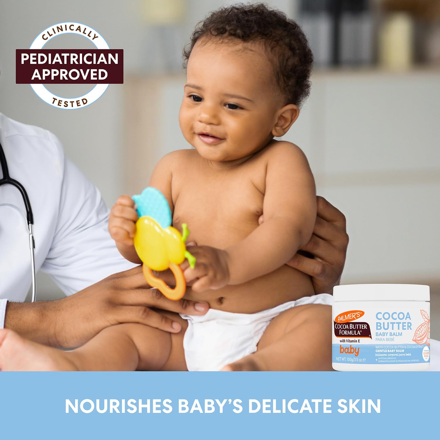 Palmer's Cocoa Butter Formula Baby Balm 100g jar with Vitamin E