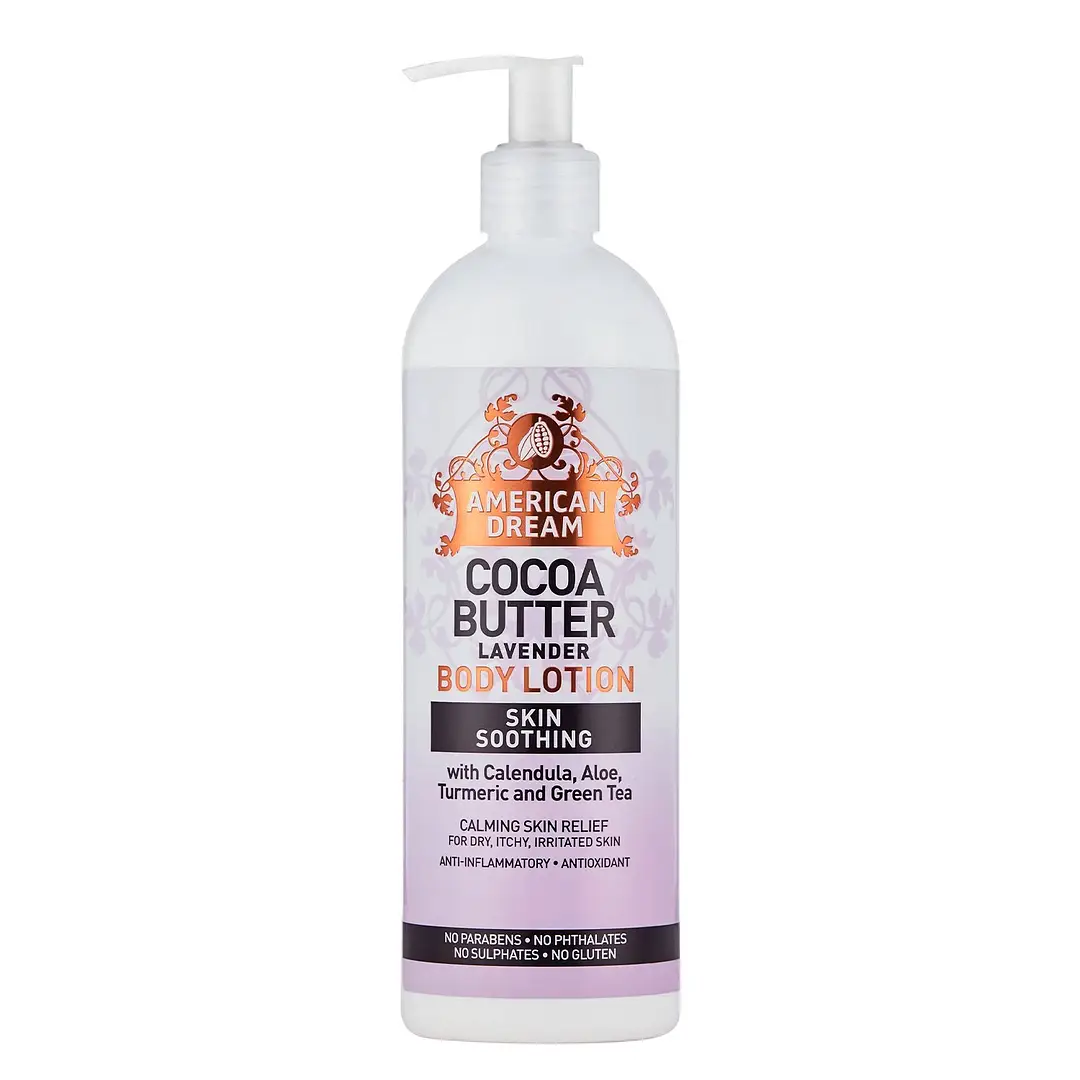 American Dream Cocoa Butter Lavender Body Lotion 473ml pump bottle