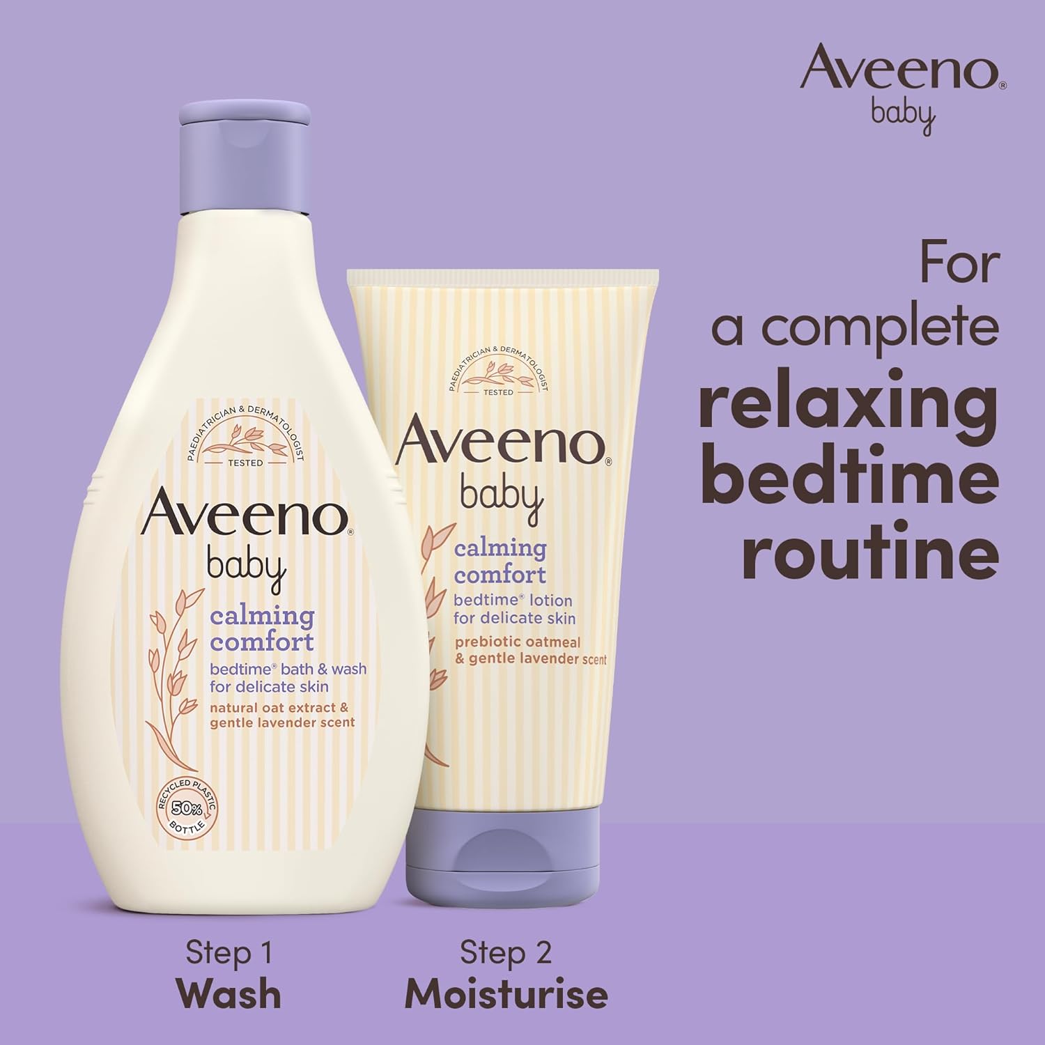 Aveeno Baby Calming Comfort Lotion 150ml tube for delicate skin