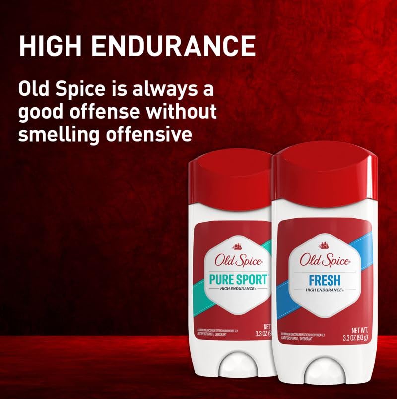 Old Spice High Endurance Invisible Solid Fresh scent deodorant stick
