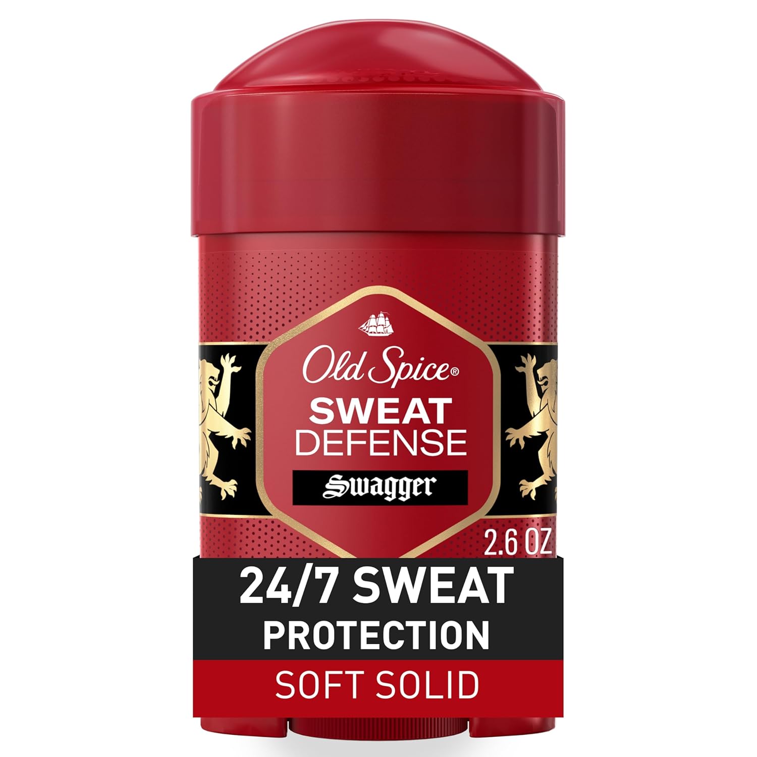 Old Spice Sweat Defense Swagger antiperspirant deodorant stick 73 ml red