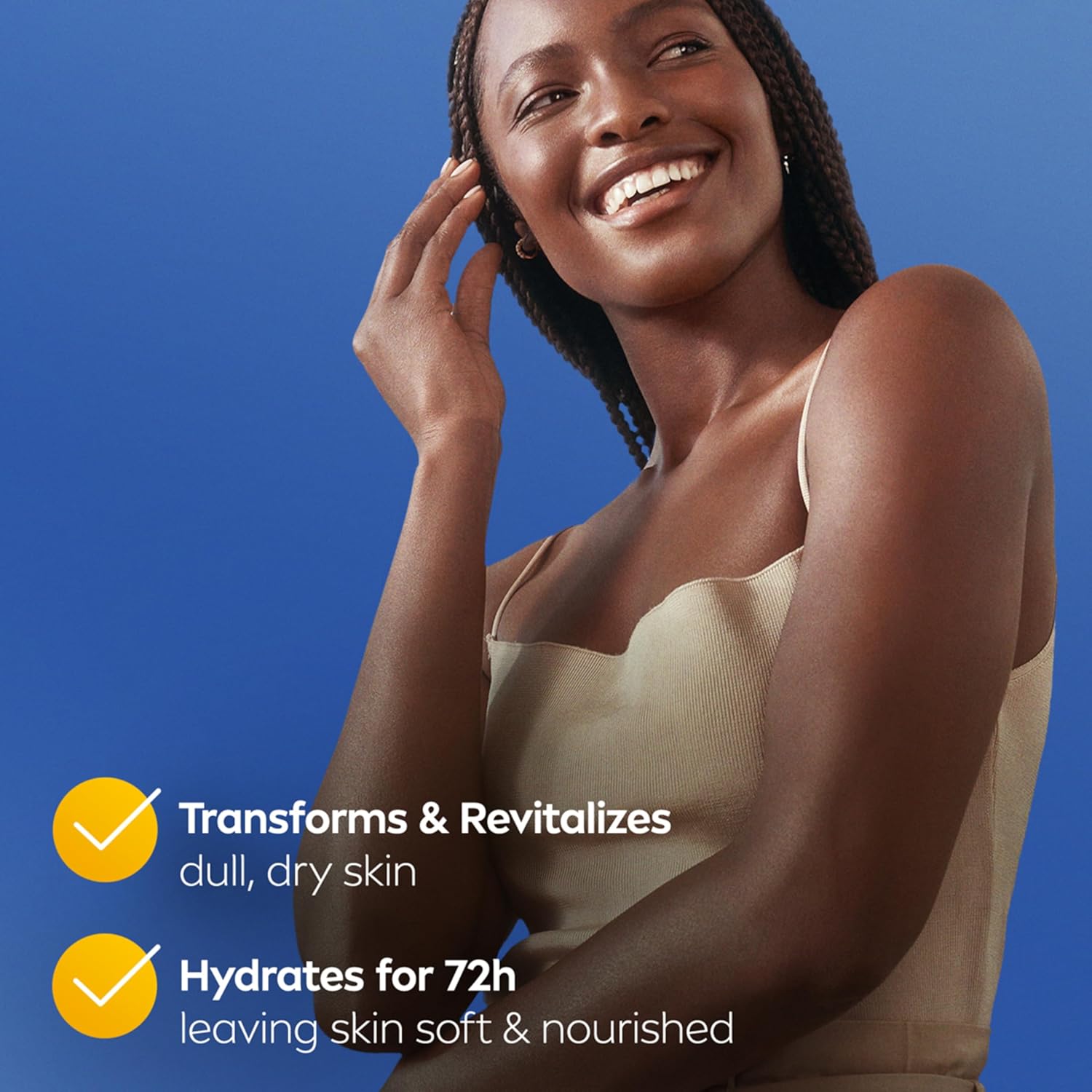 NIVEA Skin Firming Melanin Beauty & Hydration Body Lotion product bottle