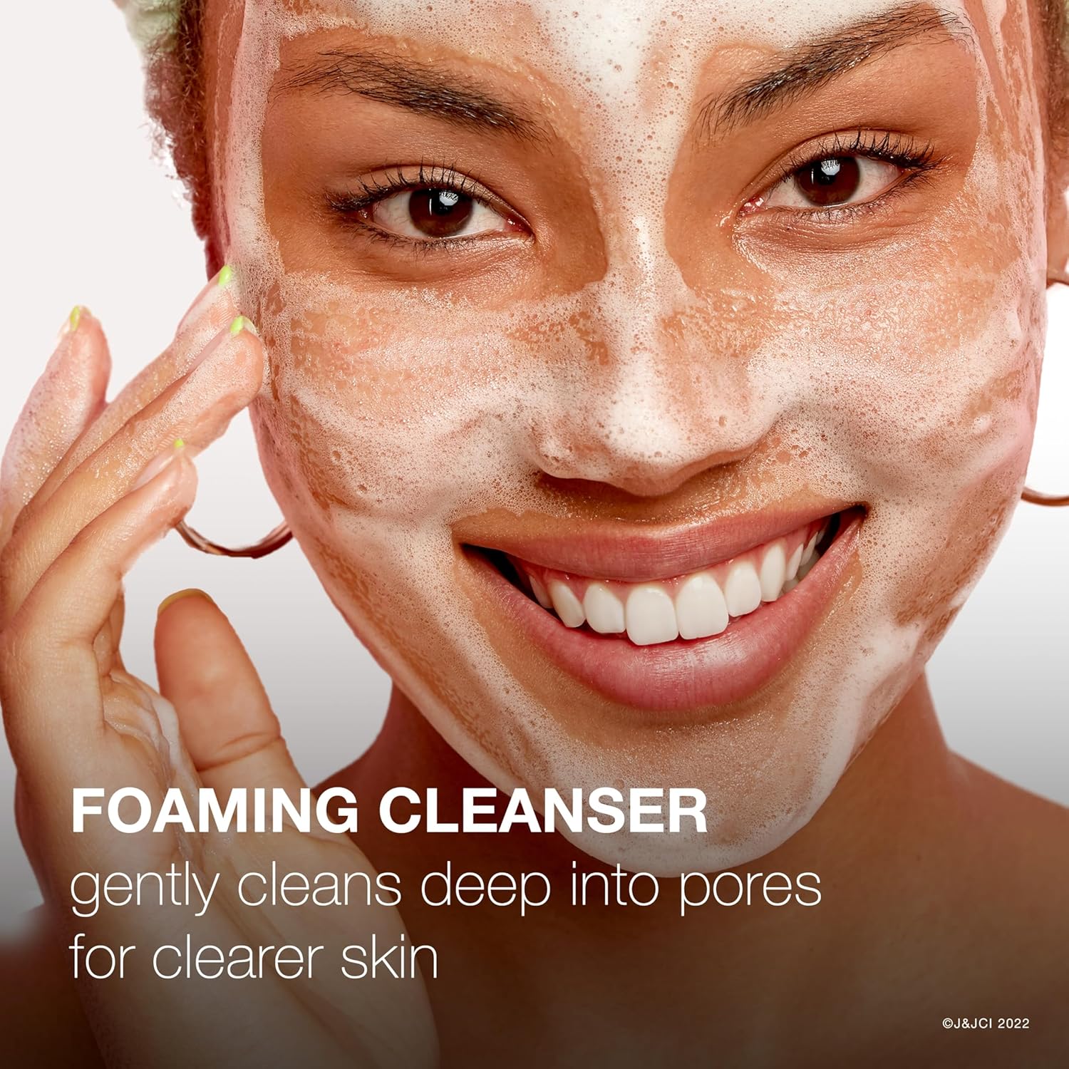 Neutrogena Oil-Free Acne Wash foaming cleanser 6 oz bottle