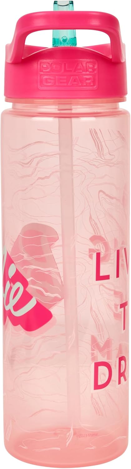 Polar Gear Barbie Dream pink 600ml water bottle with handle