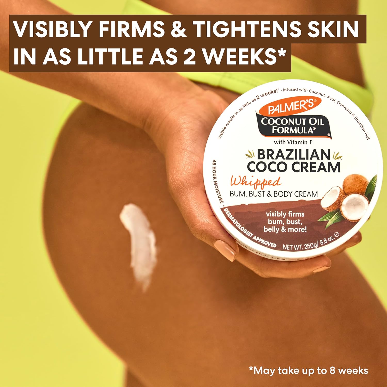 Palmer's Coconut Oil Formula Brazilian Coco Whipped body cream 250g jar