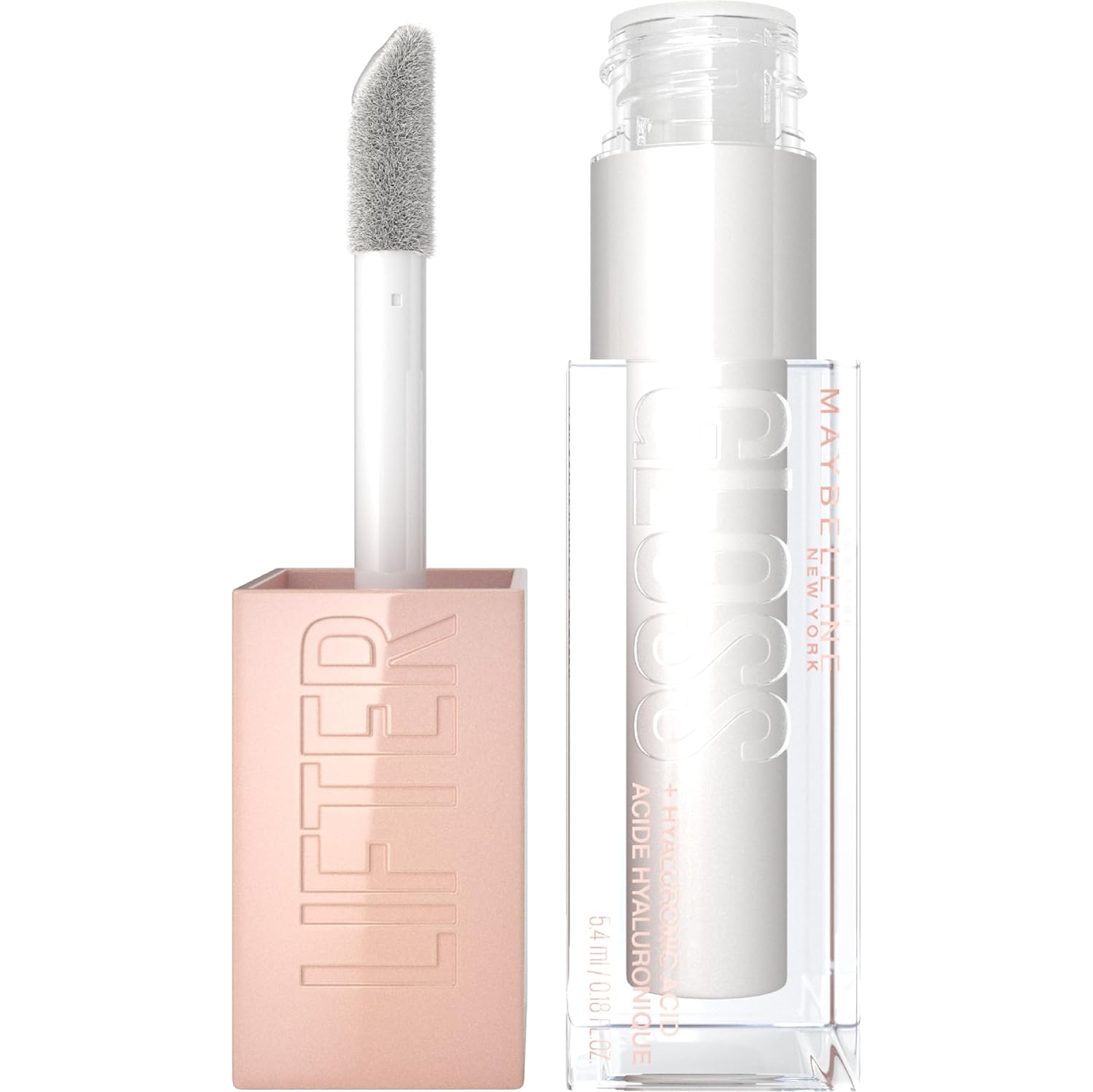 Maybelline Lifter Gloss plumping lip gloss with applicator brush 0.18 fl oz