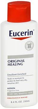 Eucerin Original Healing Lotion 8.4 oz emollient enriched