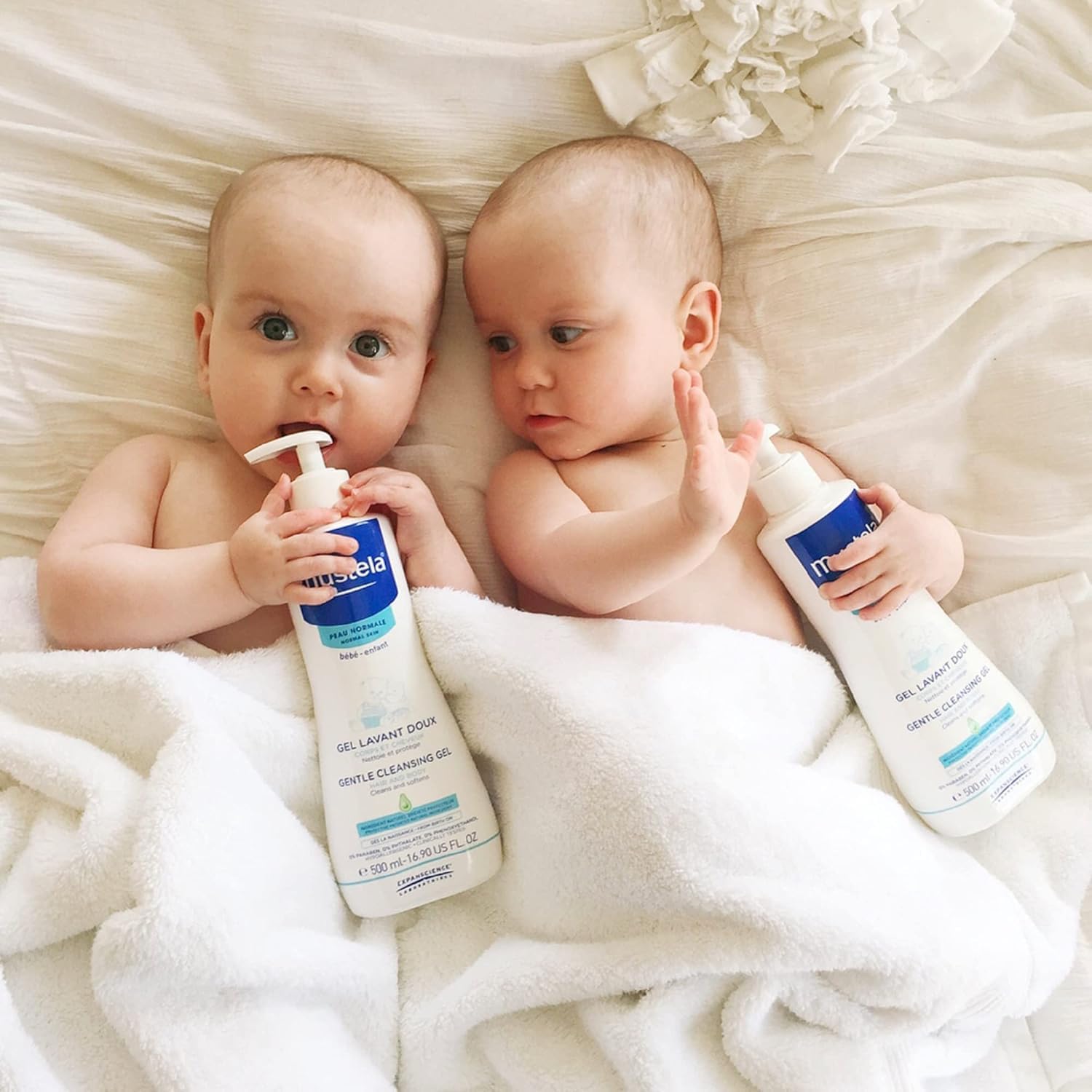 Mustela Gentle Cleansing Gel with Avocado 500ml pump bottle for babies