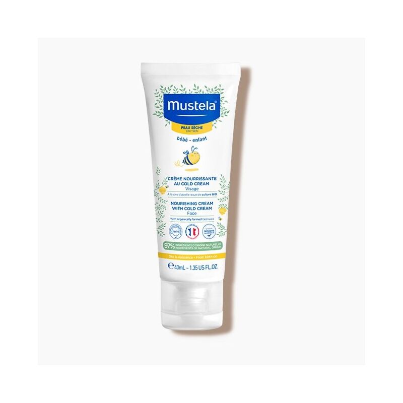 Mustela Nourishing Cream with Cold Cream 40ml white tube for face