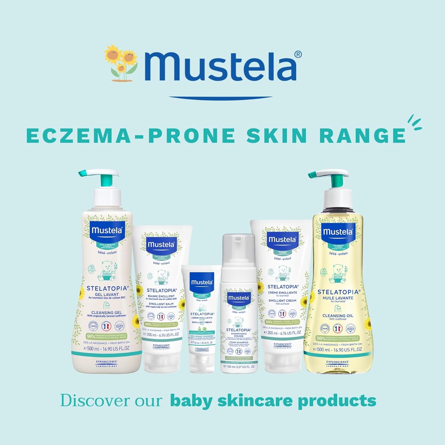 Mustela Stelatopia Nourishing Cream with Cold Cream 40ml jar