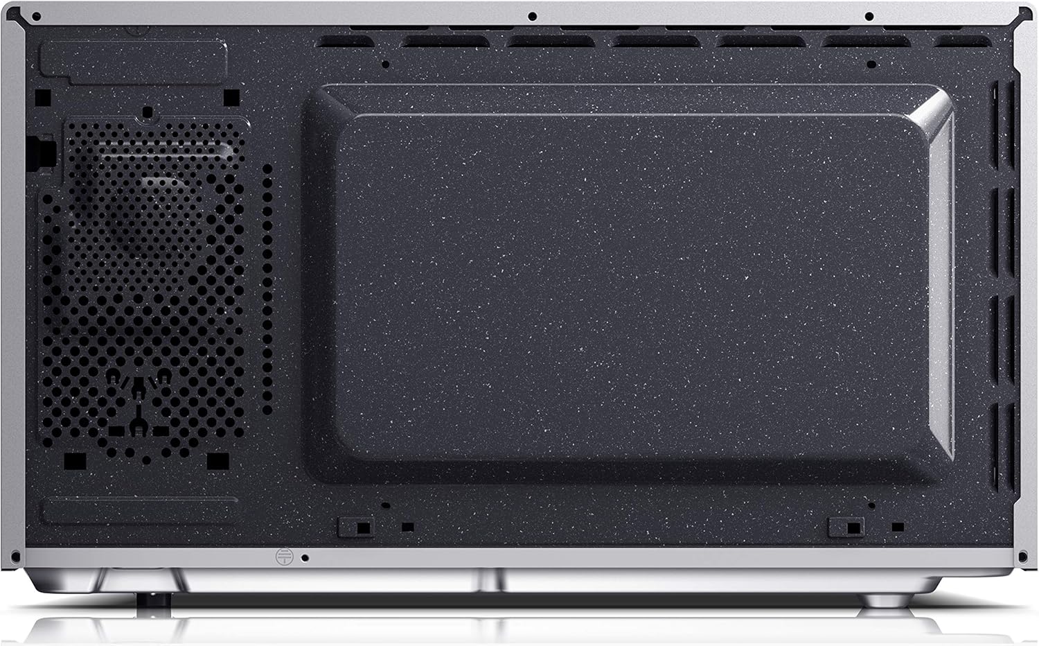 Sharp YC-MG81U-S 28 litre digital microwave with grill, silver and black