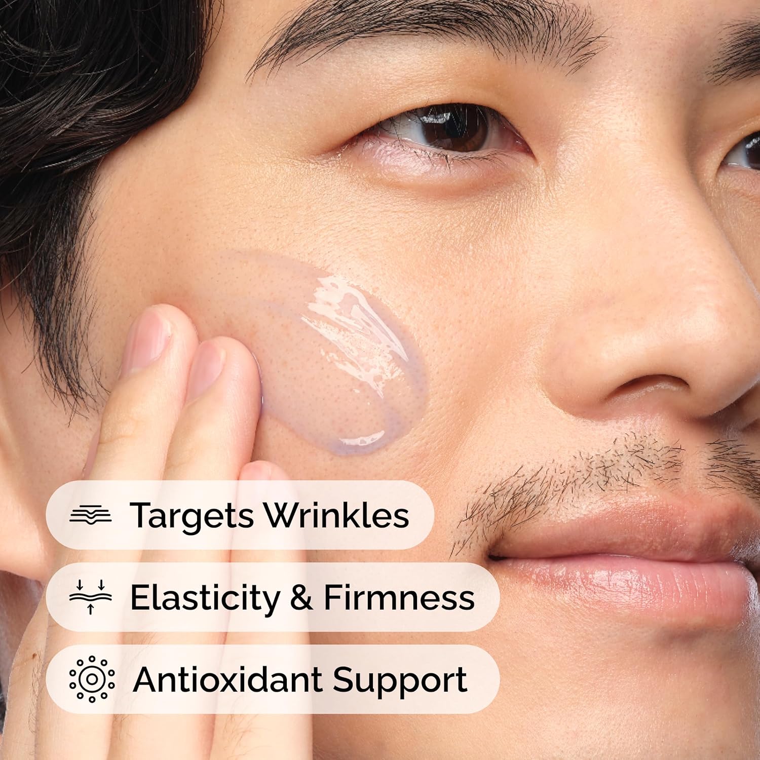 The Ordinary Multi-Peptide and Copper Peptides 1% serum 1oz bottle displayed on skin