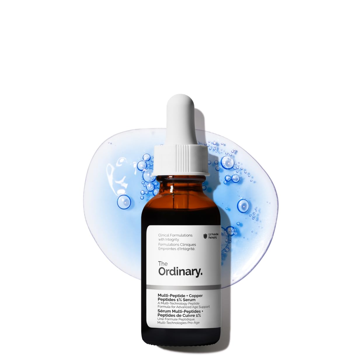 The Ordinary Multi-Peptide Copper Peptides 1% Serum 1oz amber dropper bottle