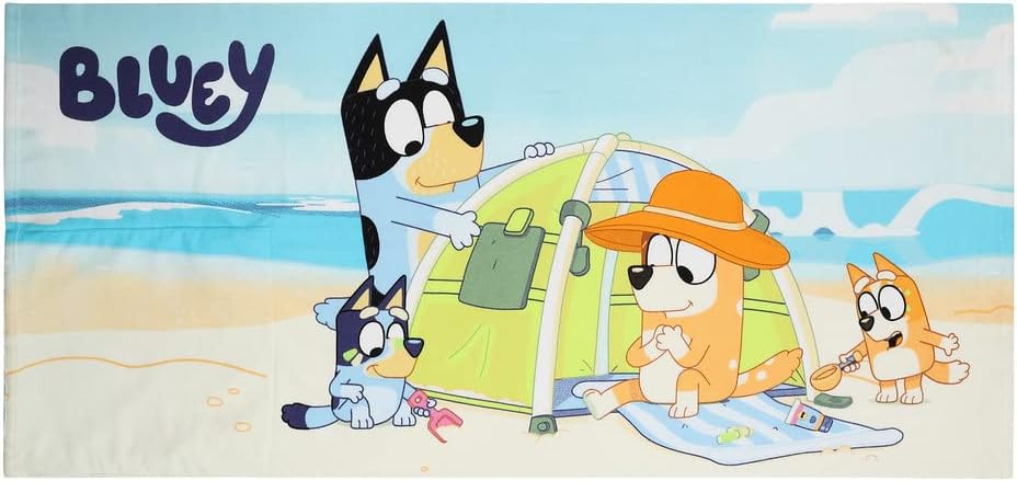 Bluey Ice Cream Fold-Out Towel Backpack for ages 3M+