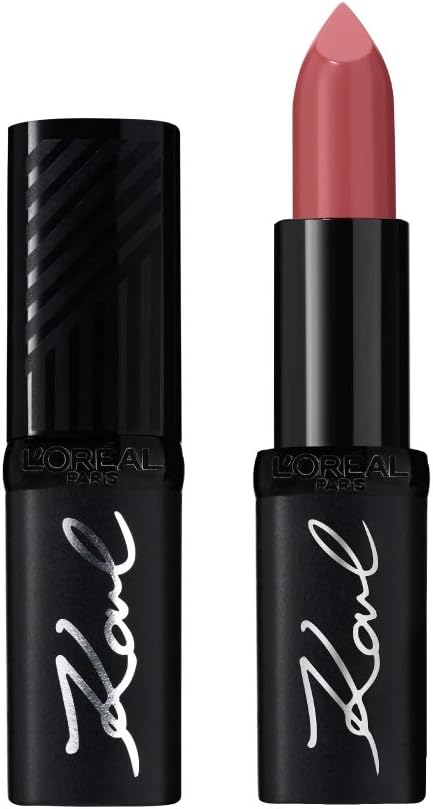 L'Oréal Paris Color Riche Karl Lagerfeld lipstick in Kultured mauve pink