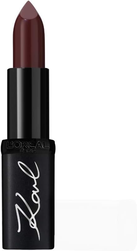 L'Oréal Paris Karl Lagerfeld Kontrasted lipstick in deep burgundy shade