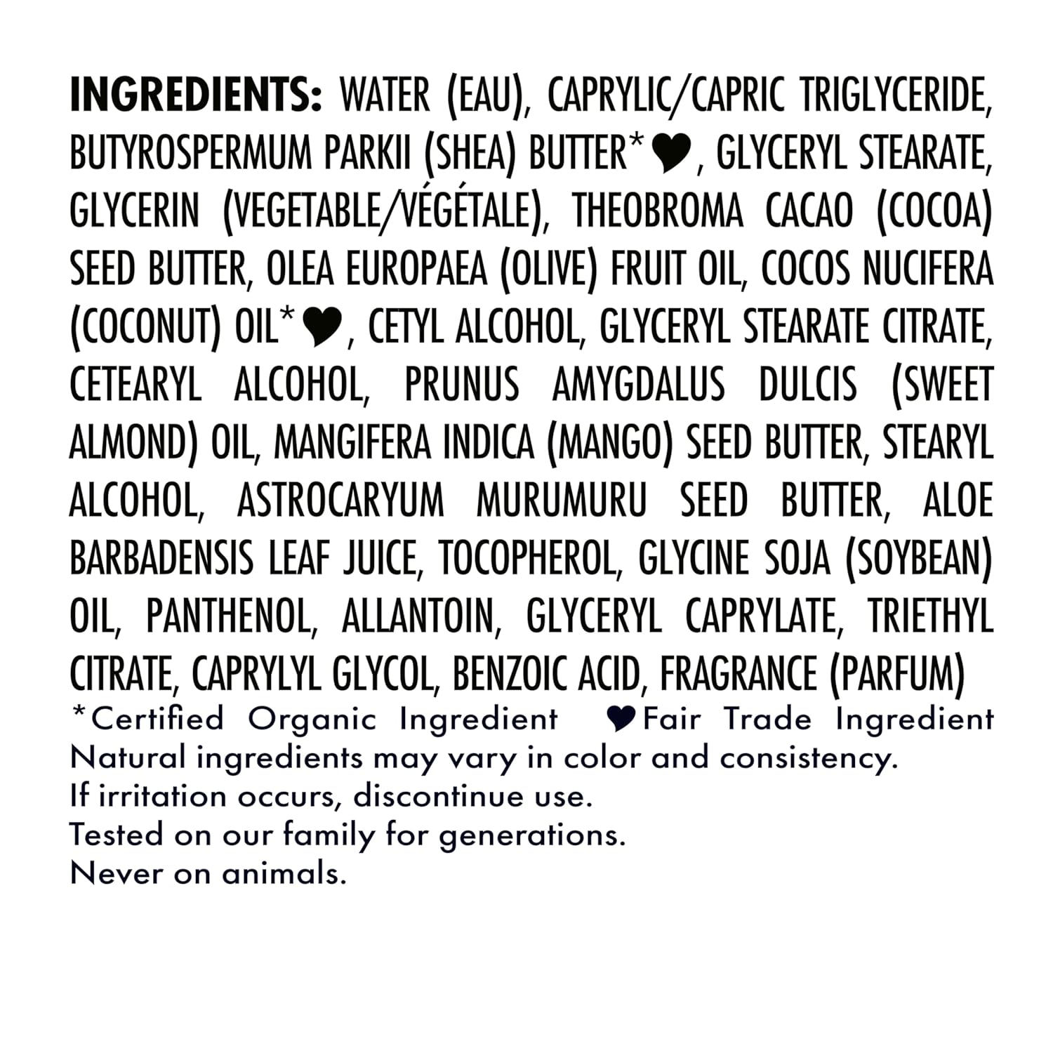 SheaMoisture Baby Lotion Virgin Coconut Oil 8 oz bottle ingredients list