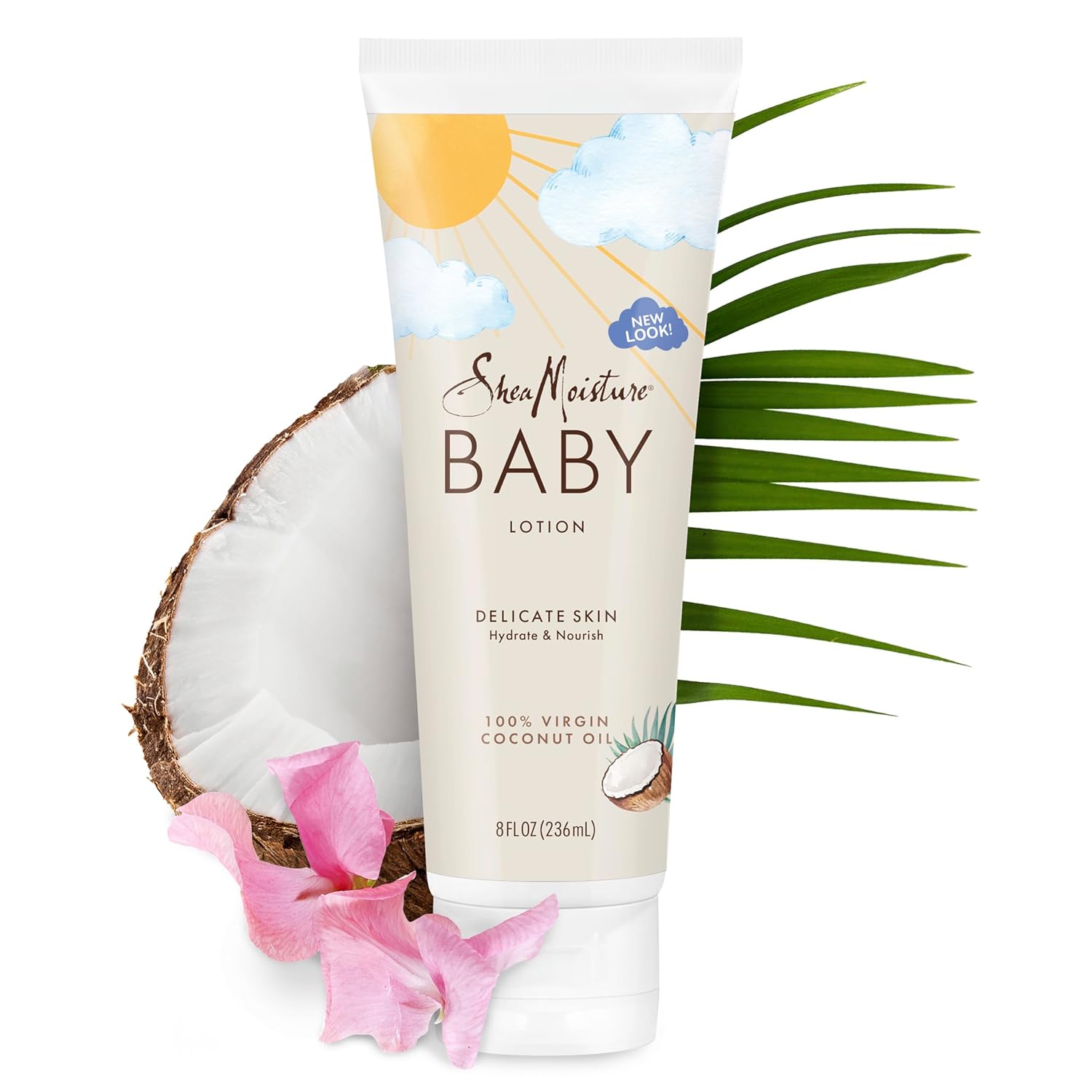 SheaMoisture Baby Lotion 100% Virgin Coconut Oil 8 fluid ounce tube