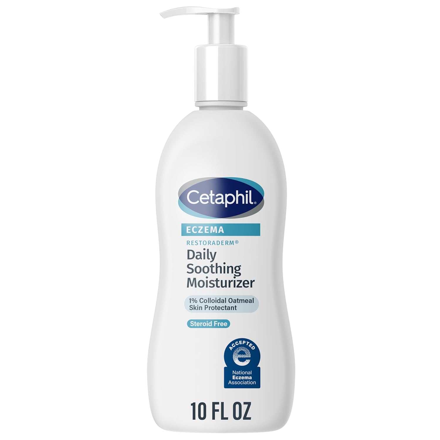Cetaphil Eczema Restoraderm Daily Soothing Moisturizer 10 fl oz pump bottle