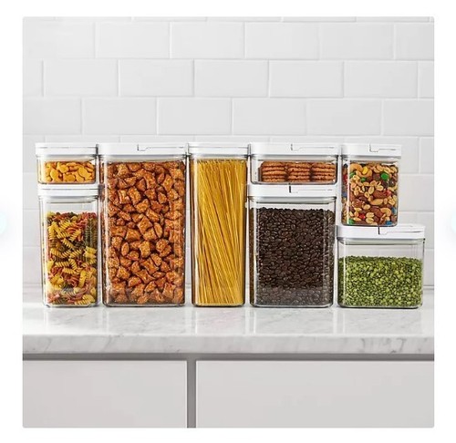 Member's Mark 8-piece Fliplock clear pantry storage containers set