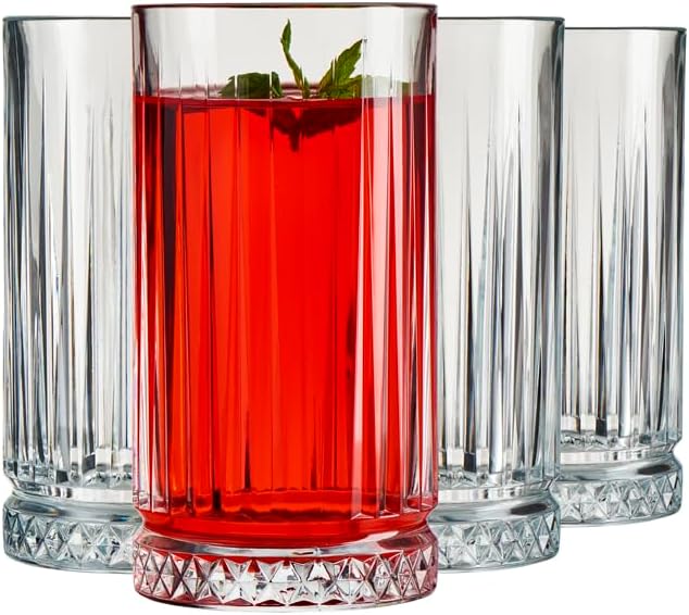 Pasabahce Elysia Hi-Ball Glass 15oz clear set of 6 pieces